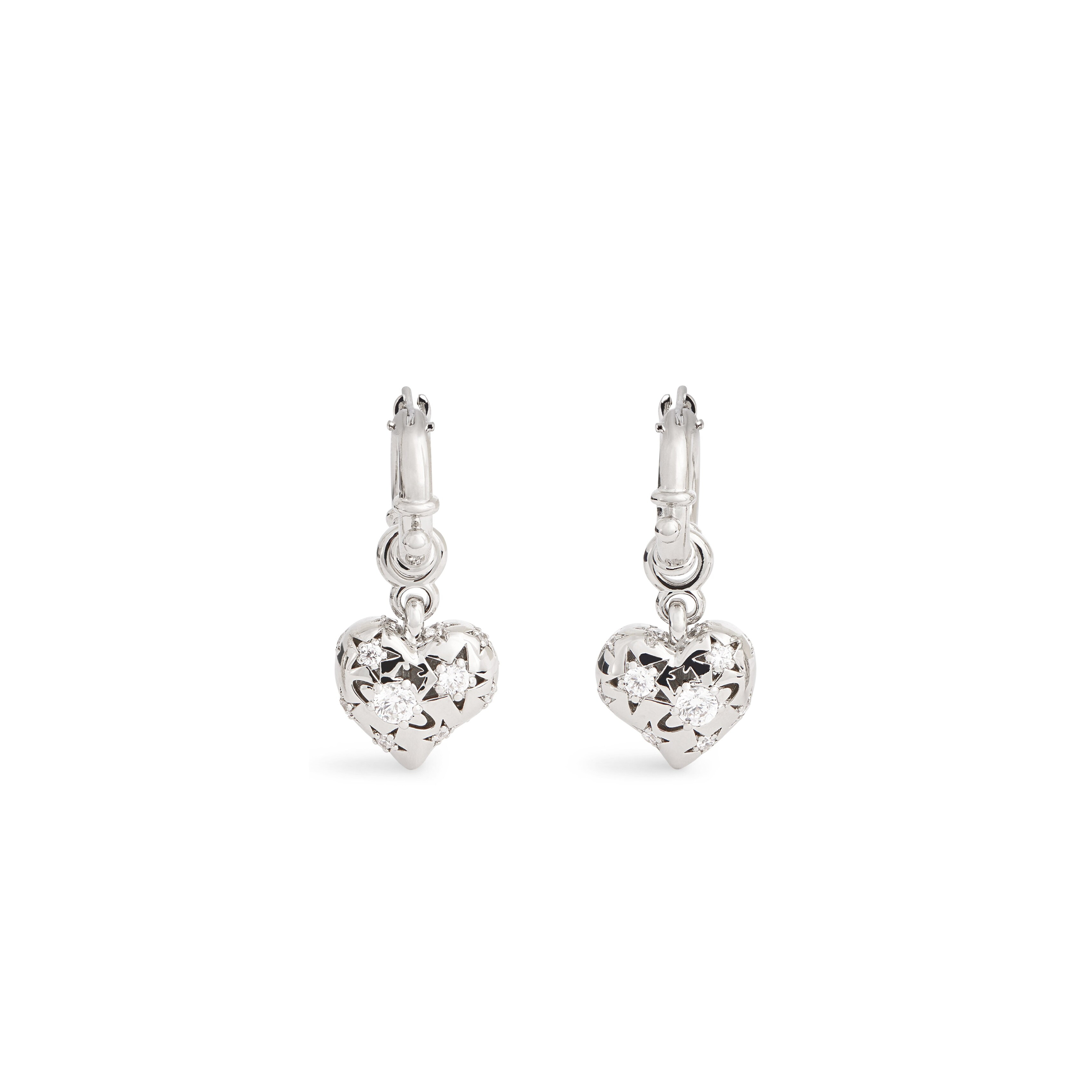 VIVIENNE WESTWOOD HEART-SHAPED EARRINGS